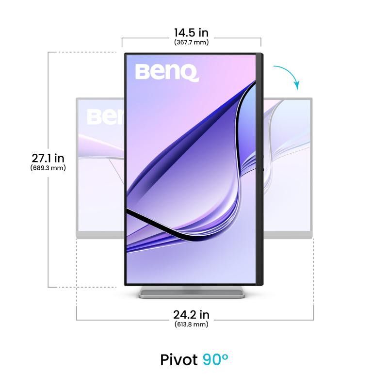 BenQ MA270U écran plat de PC 68,6 cm (27") 3840 x 2160 pixels 4K Ultra HD Blanc · Moniteur · Informat Systems Strasbourg (image 4)