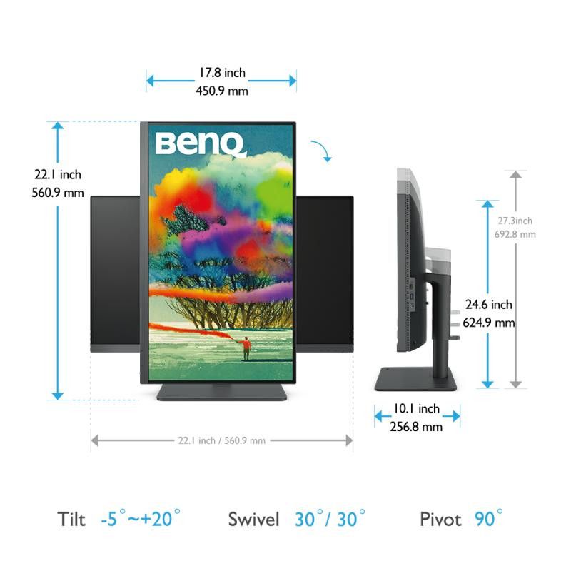BENQ PD2705U · Moniteur · Informat Systems Strasbourg (image 5)