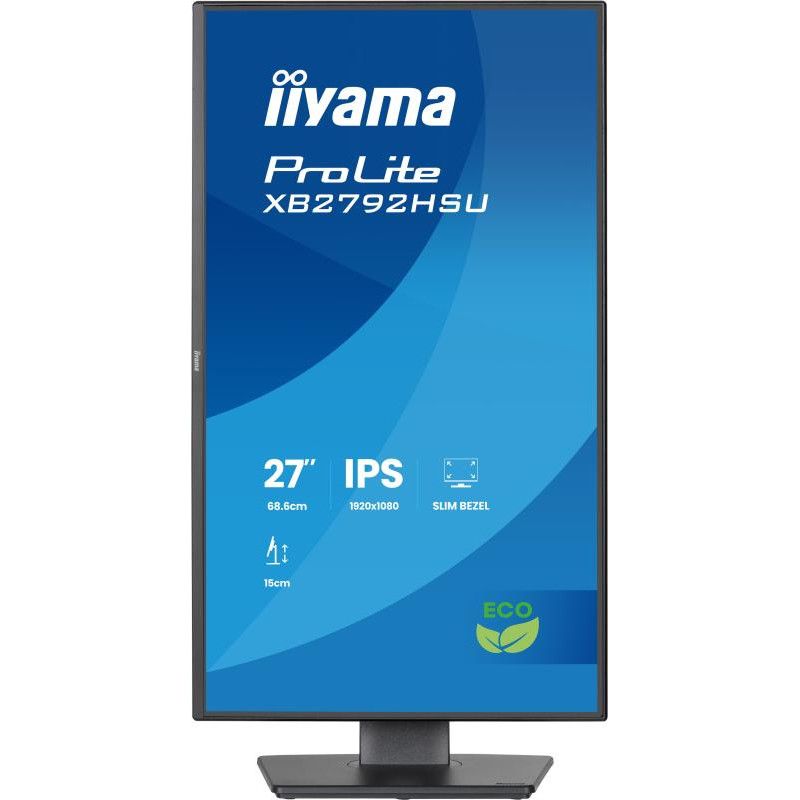 iiyama ProLite XB2792HSU-B1 écran plat de PC 68,6 cm (27") 1920 x 1080 pixels Full HD LED Noir · Moniteur · Informat Syste... (image 2)