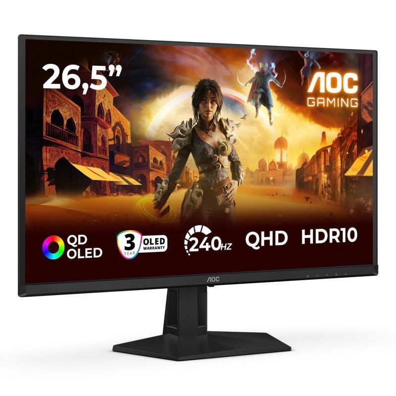 AOC G4 Q27G41ZDF écran plat de PC 67,3 cm (26.5") 2560 x 1440 pixels Quad HD QD-OLED Noir, Rouge · Moniteur · Informat Sys... (image 2)