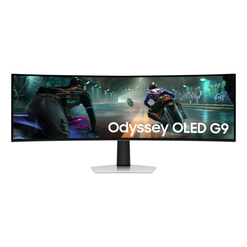 Samsung S49DG910SU écran plat de PC 124,5 cm (49") 5120 x 1440 pixels Dual QHD OLED Argent · Moniteur · Informat Systems S... (image 2)