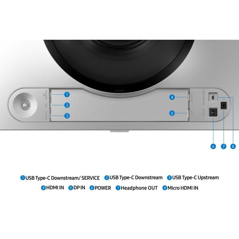 Samsung S49DG910SU écran plat de PC 124,5 cm (49") 5120 x 1440 pixels Dual QHD OLED Argent · Moniteur · Informat Systems S... (image 7)