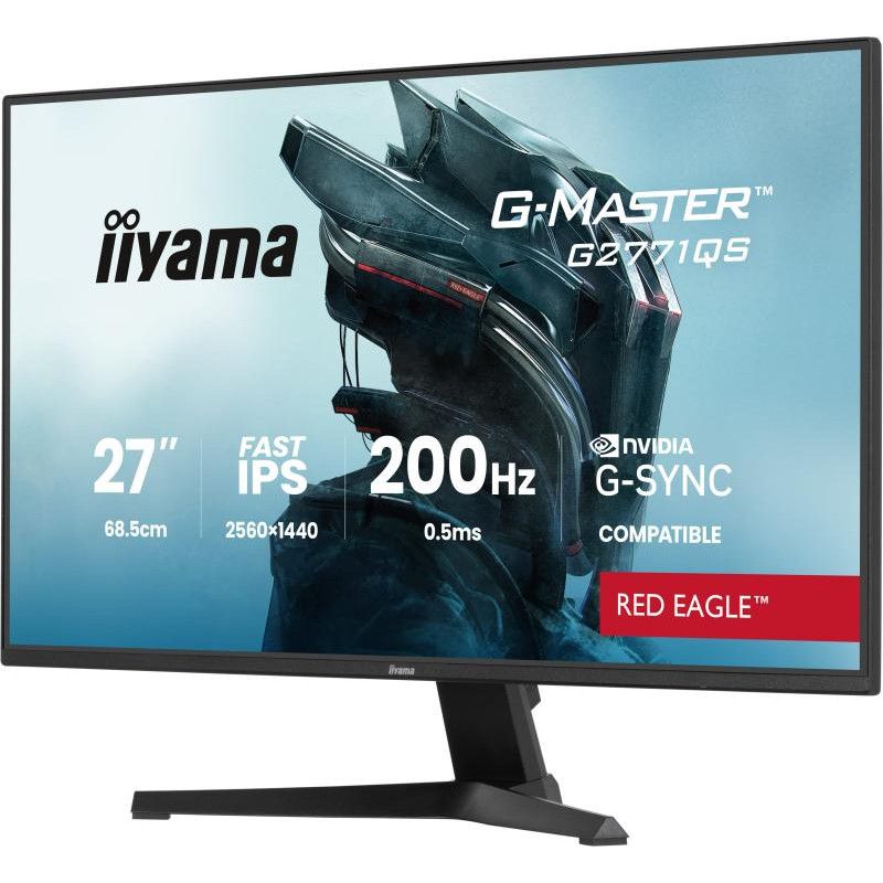 iiyama G-MASTER G2771QS-B1 écran plat de PC 68,6 cm (27") 2560 x 1440 pixels Wide Quad HD Noir · Moniteur · Informat Syste... (image 2)