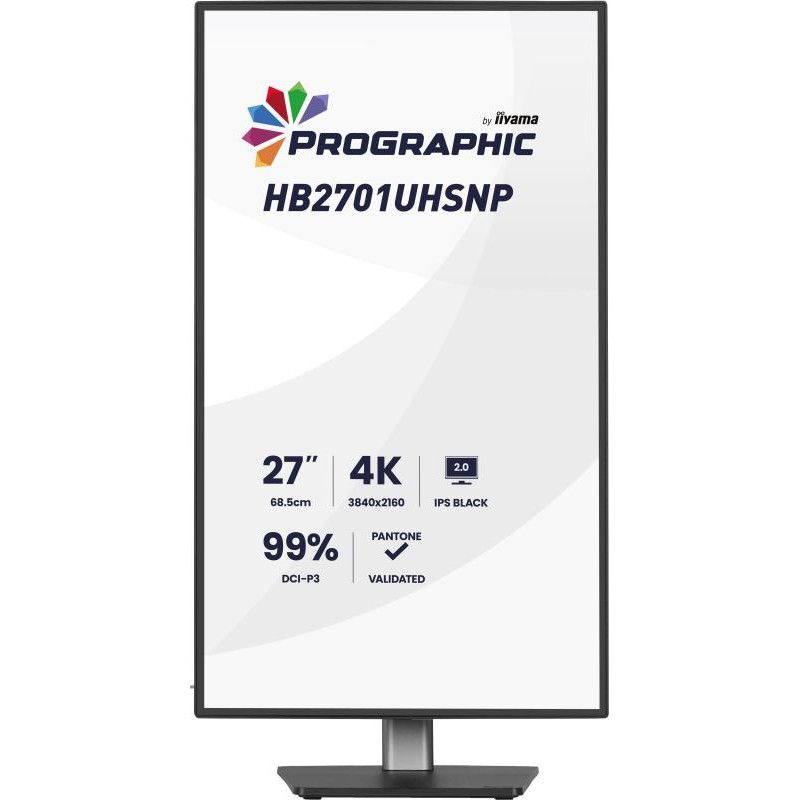 iiyama PROGRAPHIC HB2701UHSNP-B1 écran plat de PC 68,6 cm (27") 3840 x 2160 pixels 4K Ultra HD LCD Noir · Moniteur · Infor... (image 3)