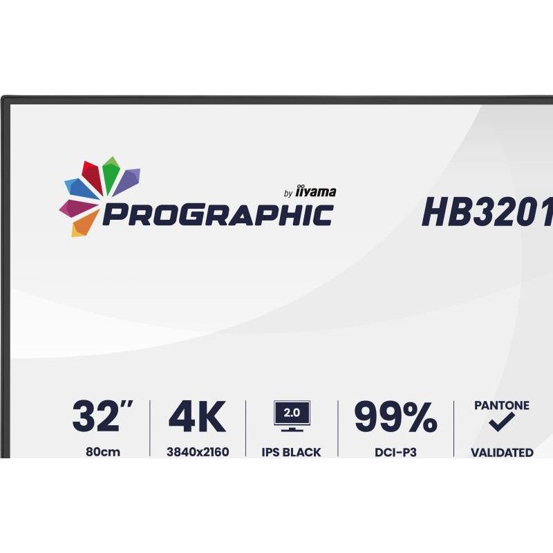 iiyama ProGraphic HB3201UHSNP-B1 écran plat de PC 80 cm (31.5") 3840 x 2160 pixels 4K Ultra HD Noir · Moniteur · Informat ... (image 5)