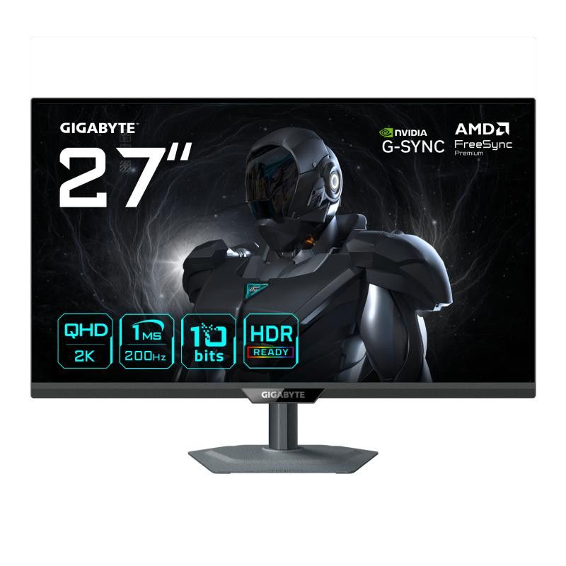 GIGABYTE G27Q2 Moniteur de Jeu 27 2K QHD - 2560 x 1440, 200Hz, 1ms, 350 cd/m², Compatible G-Sync, FreeSync Premium, HDR10,... (image 2)