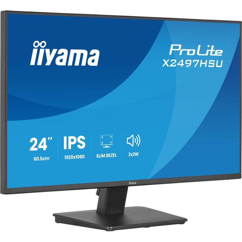 iiyama ProLite X2497HSU-B1 écran plat de PC 60,5 cm (23.8") 1920 x 1080 pixels Full HD LED Noir · Moniteur · Informat Syst... (image 14)