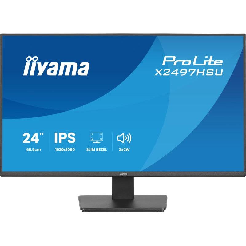 iiyama ProLite X2497HSU-B1 écran plat de PC 60,5 cm (23.8") 1920 x 1080 pixels Full HD LED Noir · Moniteur · Informat Syst... (image 3)
