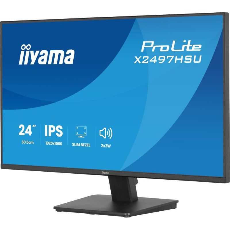 iiyama ProLite X2497HSU-B1 écran plat de PC 60,5 cm (23.8") 1920 x 1080 pixels Full HD LED Noir · Moniteur · Informat Syst... (image 6)