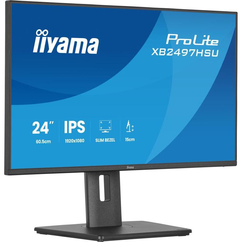 iiyama ProLite XB2497HSU-B1 écran plat de PC 60,5 cm (23.8") 1920 x 1080 pixels Full HD LED Noir · Moniteur · Informat Sys... (image 5)