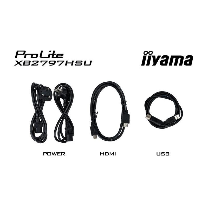 iiyama ProLite XB2797HSU-B1 écran plat de PC 68,6 cm (27") 1920 x 1080 pixels Full HD LED Noir · Moniteur · Informat Syste... (image 19)