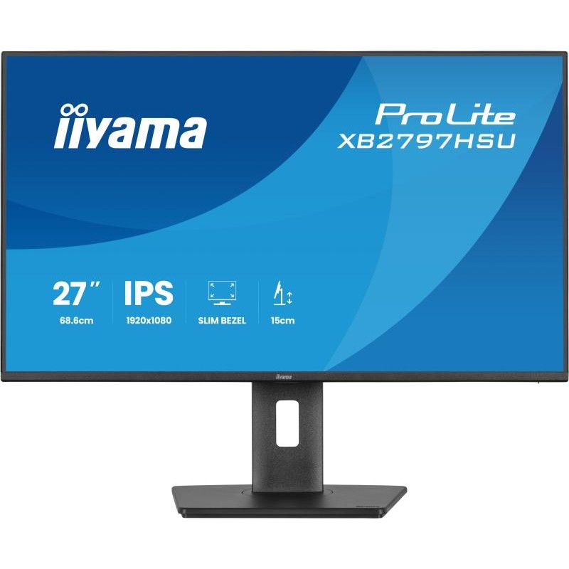 iiyama ProLite XB2797HSU-B1 écran plat de PC 68,6 cm (27") 1920 x 1080 pixels Full HD LED Noir · Moniteur · Informat Syste... (image 3)