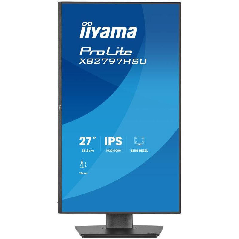 iiyama ProLite XB2797HSU-B1 écran plat de PC 68,6 cm (27") 1920 x 1080 pixels Full HD LED Noir · Moniteur · Informat Syste... (image 4)