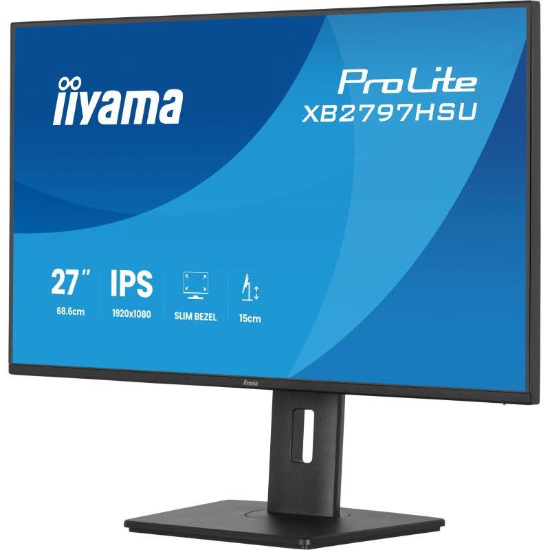 iiyama ProLite XB2797HSU-B1 écran plat de PC 68,6 cm (27") 1920 x 1080 pixels Full HD LED Noir · Moniteur · Informat Syste... (image 6)