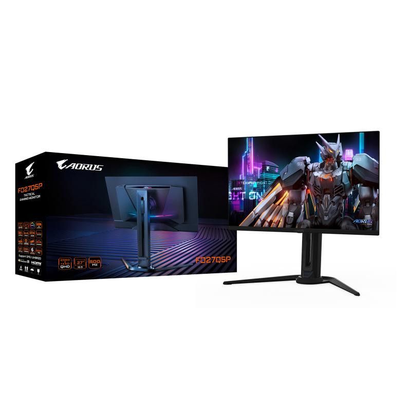 GIGABYTE AORUS FO27Q5P Moniteur de jeu OLED QHD ? 2560 x 1440, 500 Hz, 0,03 ms, KVM, 300 cd/m², FreeSync Premium Pro, Disp... (image 7)