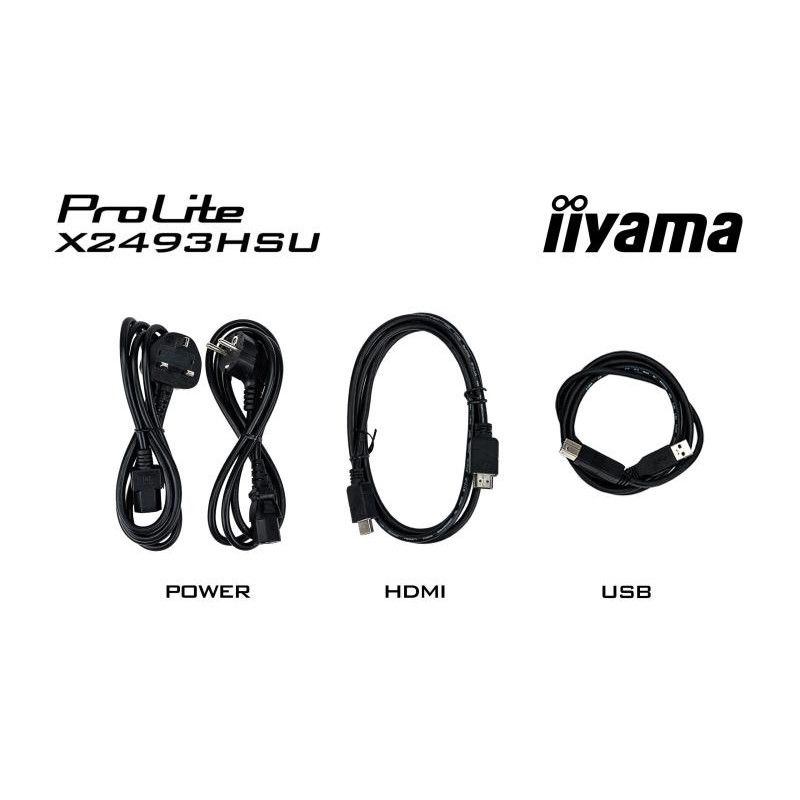 iiyama ProLite X2493HSU-B1 écran plat de PC 60,5 cm (23.8") 1920 x 1080 pixels Full HD LED Noir · Moniteur · Informat Syst... (image 21)