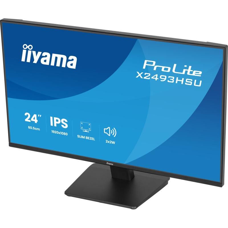 iiyama ProLite X2493HSU-B1 écran plat de PC 60,5 cm (23.8") 1920 x 1080 pixels Full HD LED Noir · Moniteur · Informat Syst... (image 9)