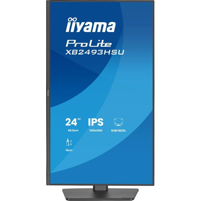 iiyama ProLite XB2493HSU-B1 écran plat de PC 60,5 cm (23.8") 1920 x 1080 pixels Full HD LED Noir · Moniteur · Informat Sys... (image 2)