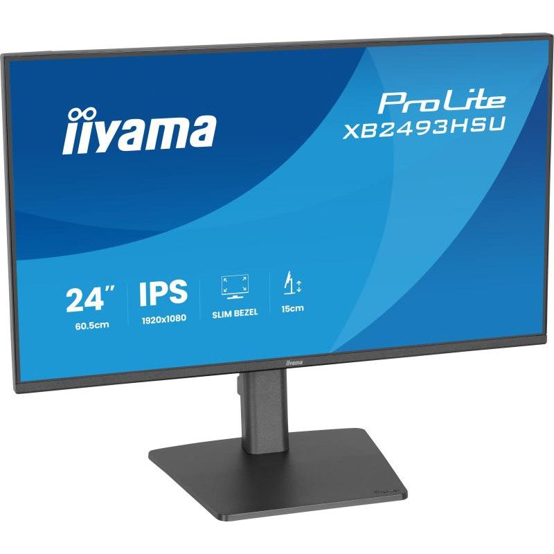 iiyama ProLite XB2493HSU-B1 écran plat de PC 60,5 cm (23.8") 1920 x 1080 pixels Full HD LED Noir · Moniteur · Informat Sys... (image 5)