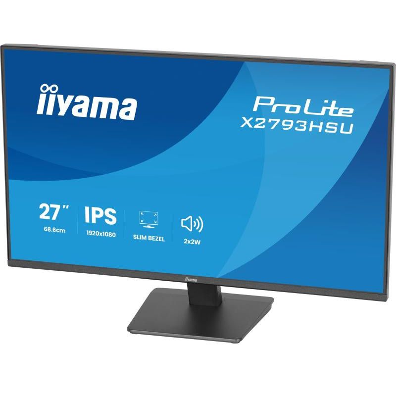 iiyama ProLite X2793HSU-B1 écran plat de PC 68,6 cm (27") 1920 x 1080 pixels Full HD LED Noir · Moniteur · Informat System... (image 5)