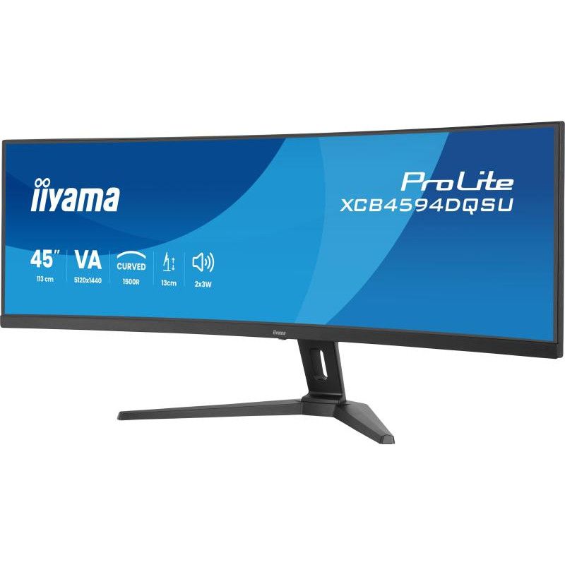 iiyama ProLite XCB4594DQSU-B1 écran plat de PC 113 cm (44.5") 5120 x 1440 pixels Dual QHD LED Noir · Moniteur · Informat S... (image 4)