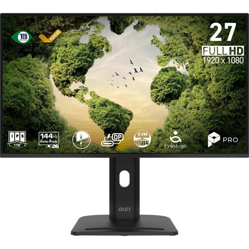 MSI Pro MP275PHGN E14 écran plat de PC 68,6 cm (27") 1920 x 1080 pixels Full HD LCD Noir · Moniteur · Informat Systems Str... (image 2)