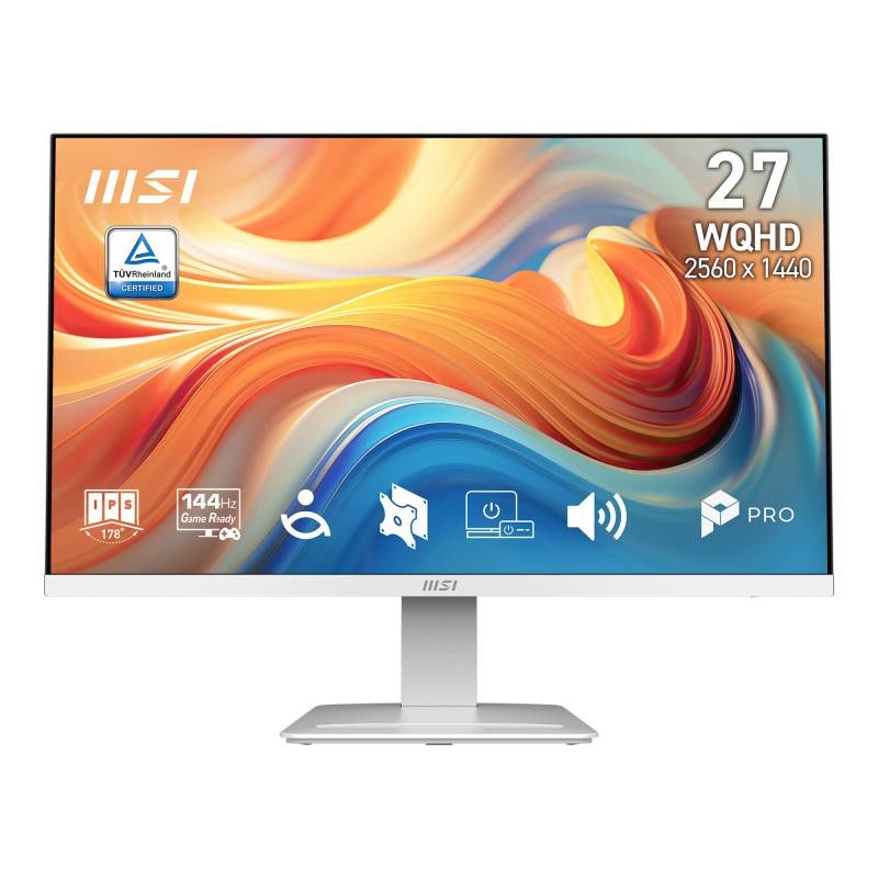 MSI Pro MP273QW E14 écran plat de PC 68,6 cm (27") 2560 x 1440 pixels Wide Quad HD Blanc · Moniteur · Informat Systems Str... (image 3)