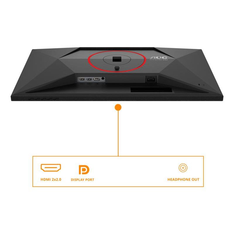 AOC G4 27G4ZR écran plat de PC 68,6 cm (27") 1920 x 1080 pixels Full HD LED Noir, Rouge · Moniteur · Informat Systems Stra... (image 4)