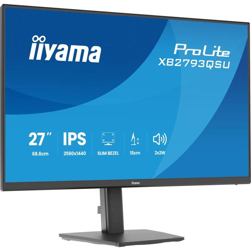 iiyama ProLite XB2793QSU-B1 écran plat de PC 68,6 cm (27") 2560 x 1440 pixels Quad HD LED Noir · Moniteur · Informat Syste... (image 5)