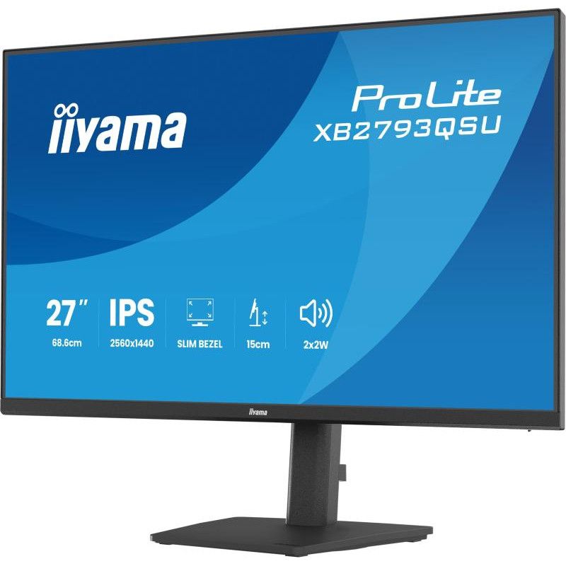 iiyama ProLite XB2793QSU-B1 écran plat de PC 68,6 cm (27") 2560 x 1440 pixels Quad HD LED Noir · Moniteur · Informat Syste... (image 6)