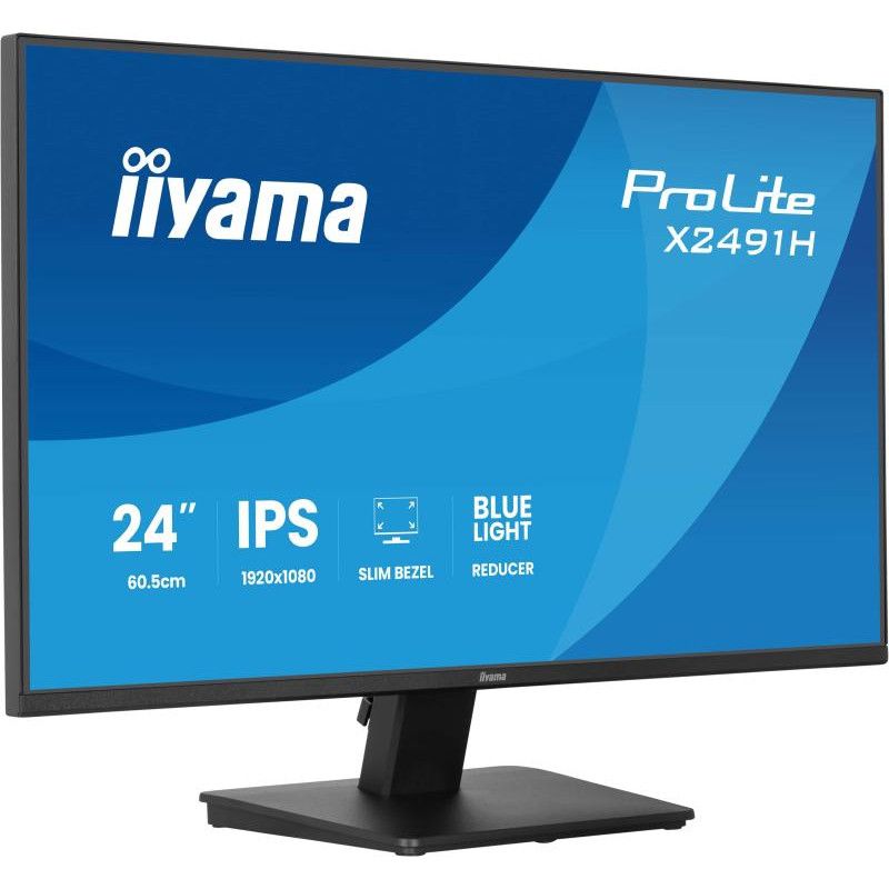 iiyama ProLite X2491H-B1 écran plat de PC 60,5 cm (23.8") 1920 x 1080 pixels Full HD LCD Noir · Moniteur · Informat System... (image 4)