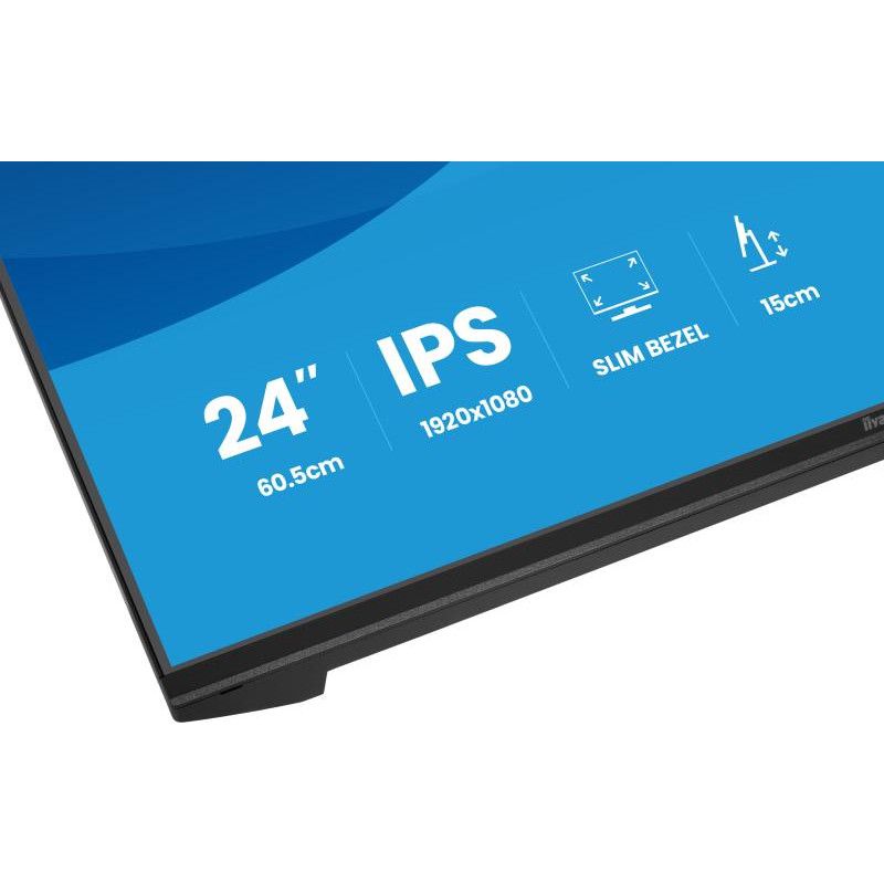 iiyama ProLite XB2491H-B1 écran plat de PC 60,5 cm (23.8") 1920 x 1080 pixels Full HD LCD Noir · Moniteur · Informat Syste... (image 11)