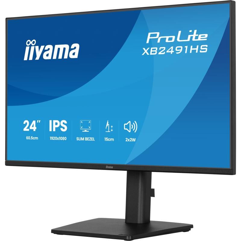 iiyama ProLite XB2491HS-B1 écran plat de PC 60,5 cm (23.8") 1920 x 1080 pixels Full HD LCD Noir · Moniteur · Informat Syst... (image 6)