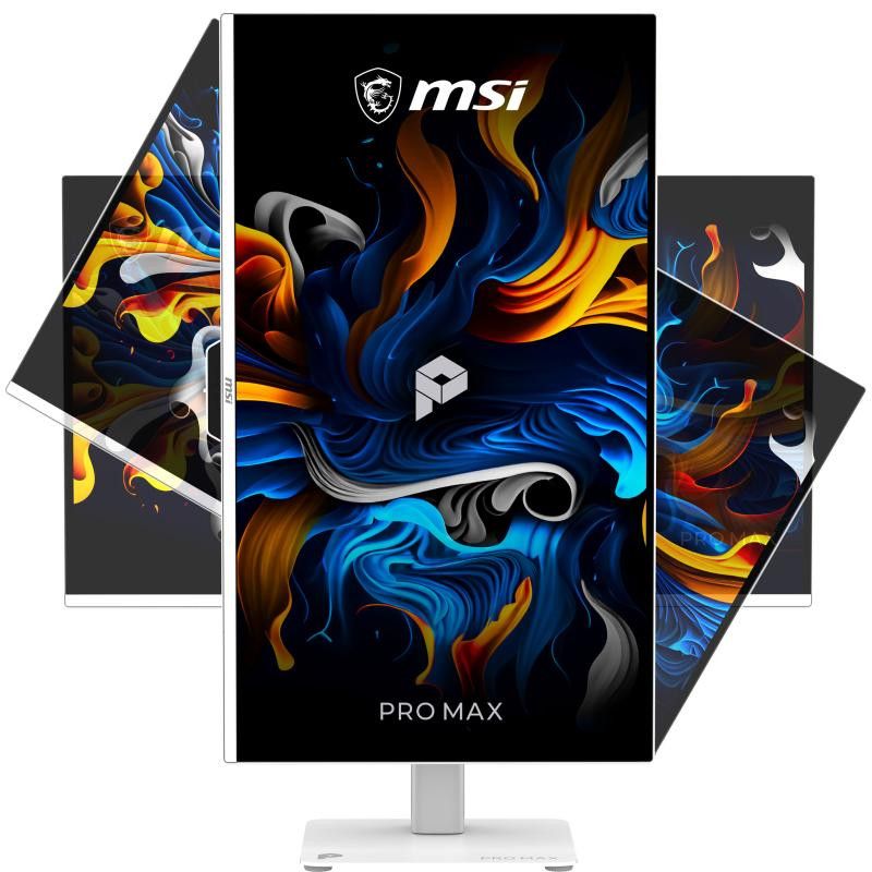 MSI Pro MAX 271UPXW12G écran plat de PC 67,3 cm (26.5") 3840 x 2160 pixels Full HD Ultra large QD-OLED Blanc · Moniteur · ... (image 12)
