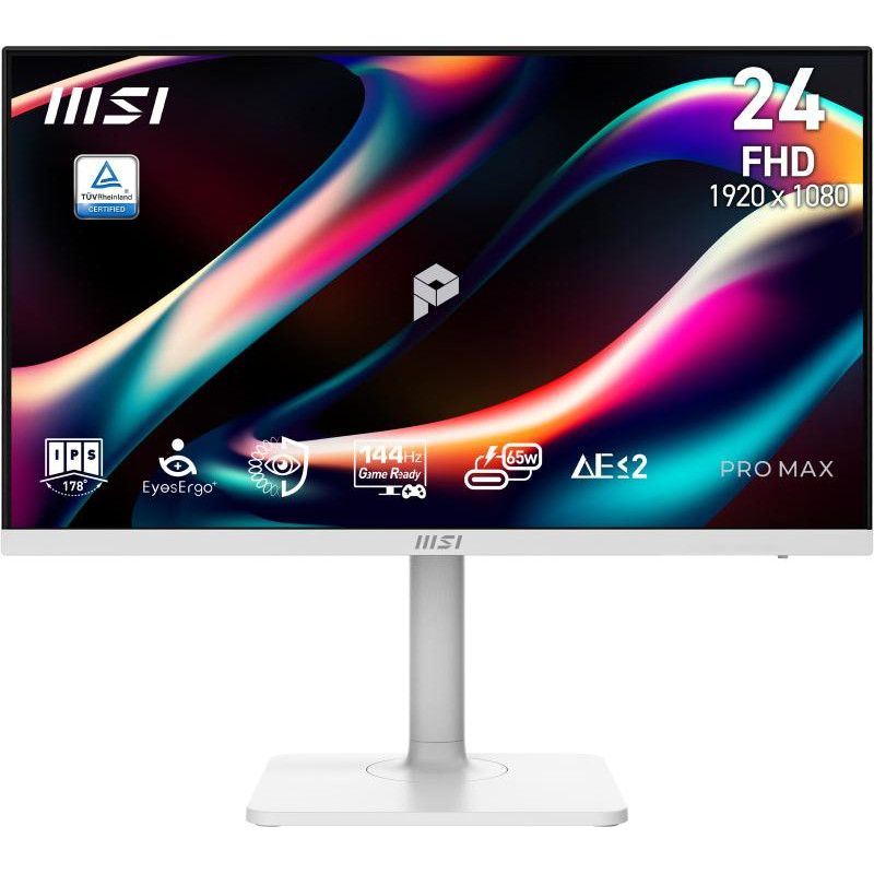 MSI PRO MAX 241PHW E14 écran plat de PC 60,5 cm (23.8") 1920 x 1080 pixels Full HD LCD Blanc · Moniteur · Informat Systems...