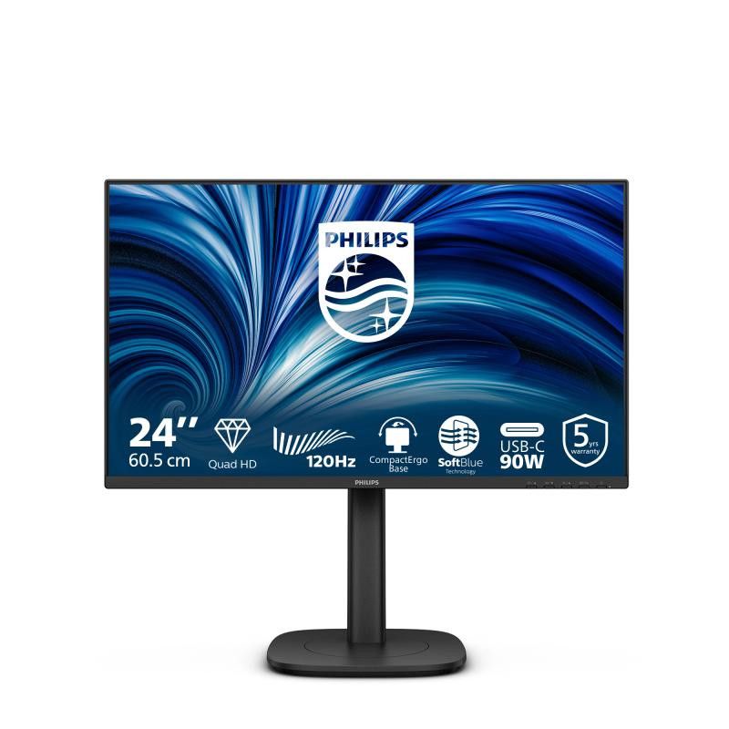 Philips 24B2U3601 écran plat de PC 60,5 cm (23.8") 2560 x 1440 pixels Quad HD LCD Noir · Moniteur · Informat Systems Stras...