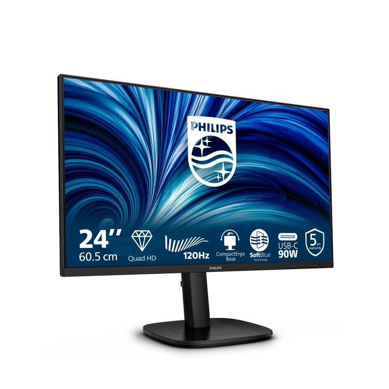 Philips 24B2U3601 écran plat de PC 60,5 cm (23.8") 2560 x 1440 pixels Quad HD LCD Noir · Moniteur · Informat Systems Stras... (image 2)