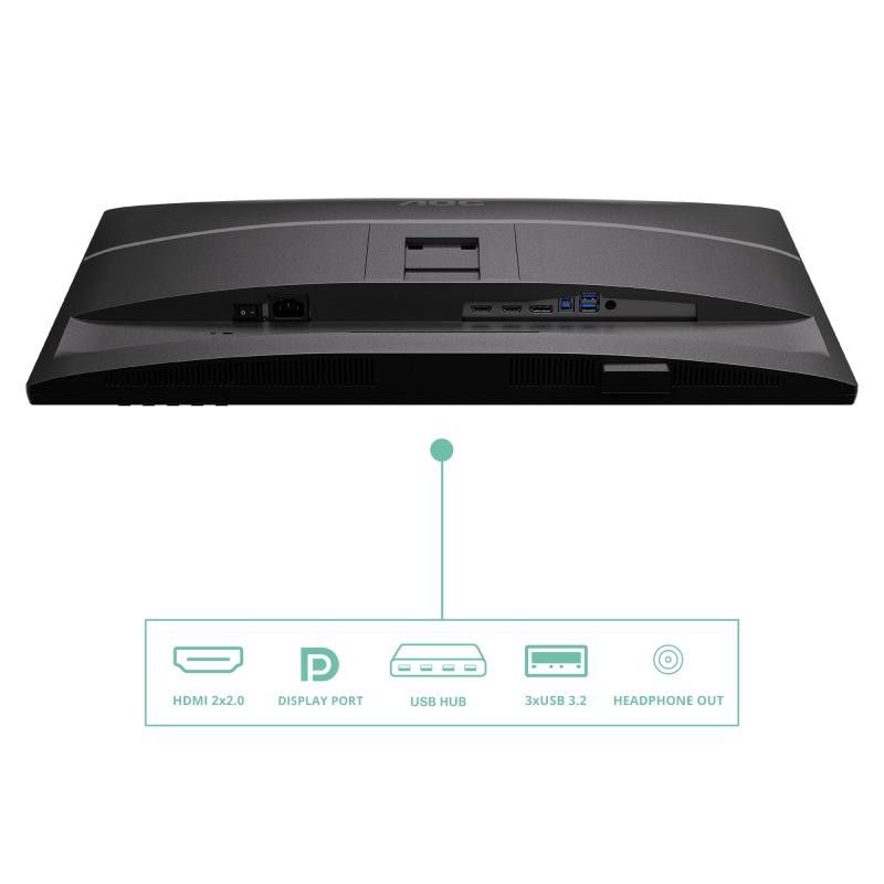 AOC Q27P4U écran plat de PC 68,6 cm (27") 2560 x 1440 pixels Wide Quad HD Noir · Moniteur · Informat Systems Strasbourg (image 5)