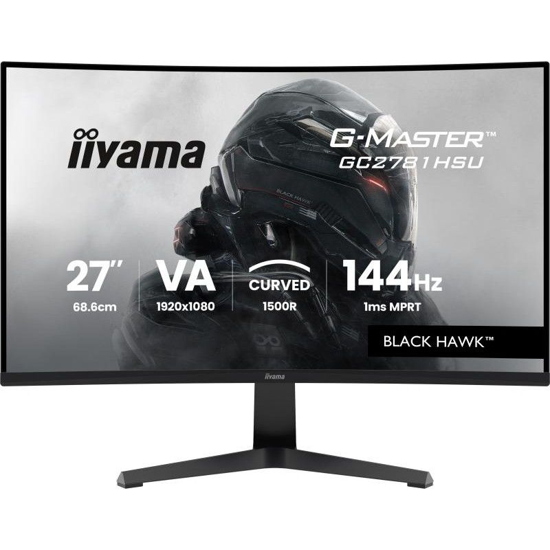iiyama G-MASTER GC2781HSU-B1 écran plat de PC 68,6 cm (27") 1920 x 1080 pixels Full HD LCD Noir · Moniteur · Informat Syst...