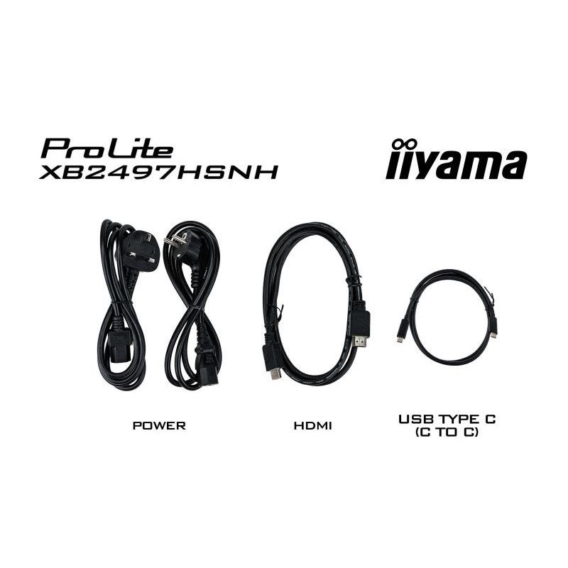 iiyama ProLite XB2497HSNH-B1 24IN IPS LCD 4MS 1920X1080 350CD/M2 HDMI/DP/USB 2 écran plat de PC 60,5 cm (23.8") 1920 x 108... (image 26)