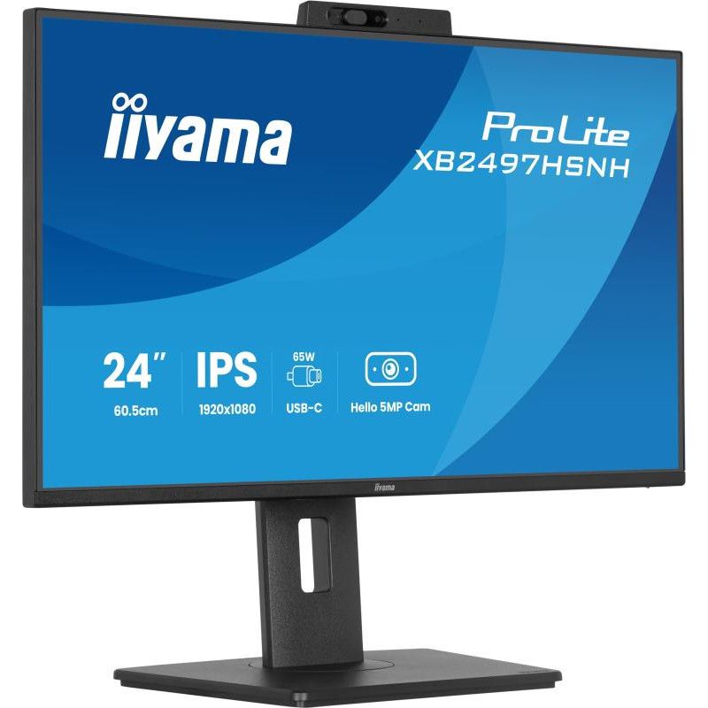 iiyama ProLite XB2497HSNH-B1 24IN IPS LCD 4MS 1920X1080 350CD/M2 HDMI/DP/USB 2 écran plat de PC 60,5 cm (23.8") 1920 x 108... (image 5)