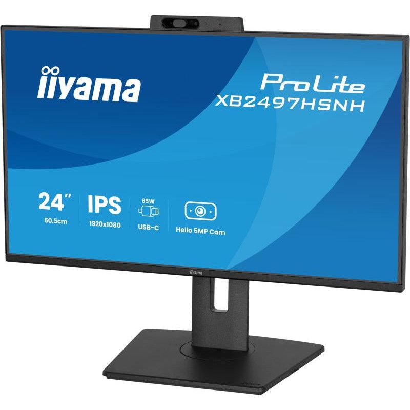 iiyama ProLite XB2497HSNH-B1 24IN IPS LCD 4MS 1920X1080 350CD/M2 HDMI/DP/USB 2 écran plat de PC 60,5 cm (23.8") 1920 x 108... (image 8)