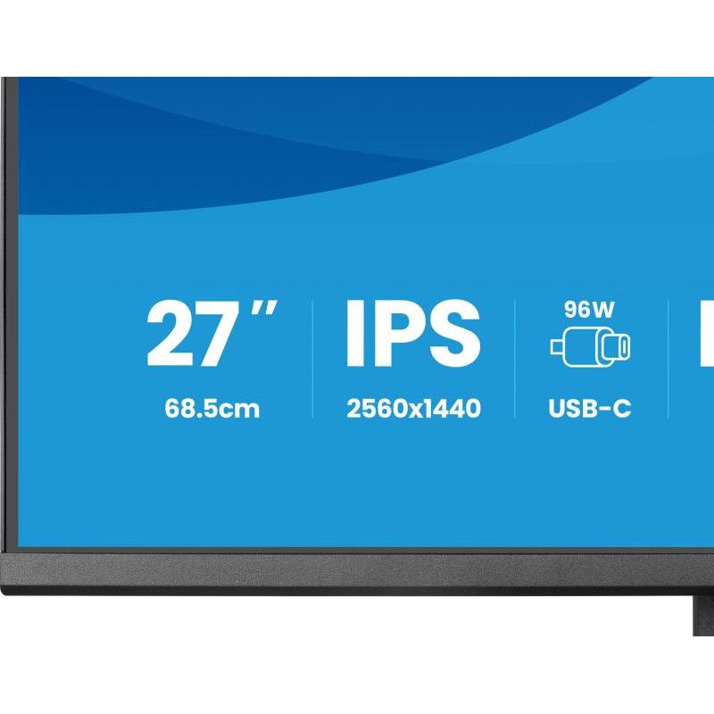 iiyama ProLite XB2797QSNPH-B1 27IN IPS LCD 4MS 2560X1440 350CD/M2 HDMI/DP/USB 2 écran plat de PC 68,6 cm (27") 2560 x 1440... (image 11)