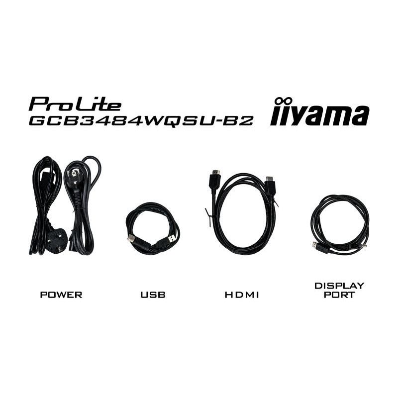 iiyama G-MASTER GCB3484WQSU-B2 34IN PRO-GAMING 0.4MS VA LCD 3440X144 écran plat de PC 86,4 cm (34") 3440 x 1440 pixels Ult... (image 11)