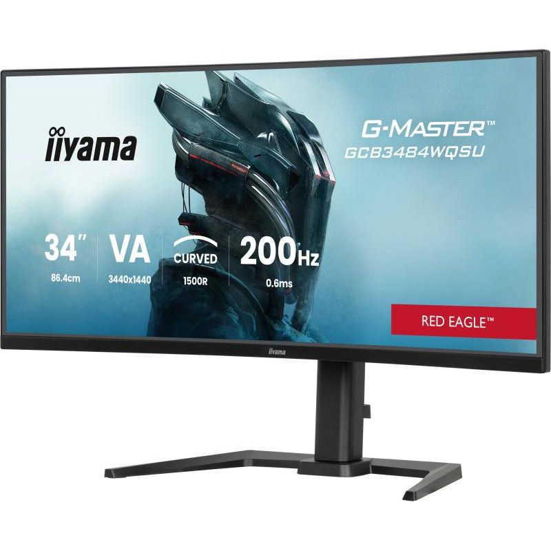 iiyama G-MASTER GCB3484WQSU-B2 34IN PRO-GAMING 0.4MS VA LCD 3440X144 écran plat de PC 86,4 cm (34") 3440 x 1440 pixels Ult... (image 4)
