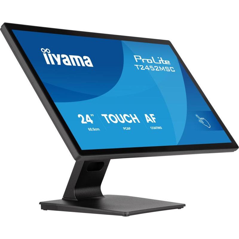 iiyama ProLite T2452MSC-B2 écran plat de PC 61 cm (24") 1920 x 1080 pixels Full HD Écran tactile Noir · Moniteur · Informa...