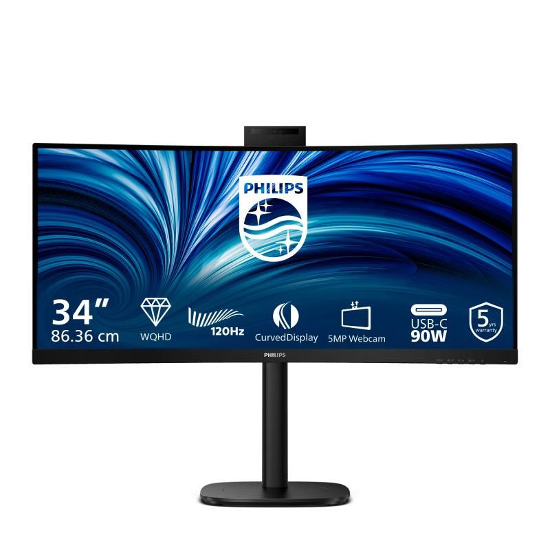 Philips 3000 series 34B2U3600CH/00 écran plat de PC 86,4 cm (34") 3440 x 1440 pixels Wide Quad HD LCD Noir · Moniteur · In...