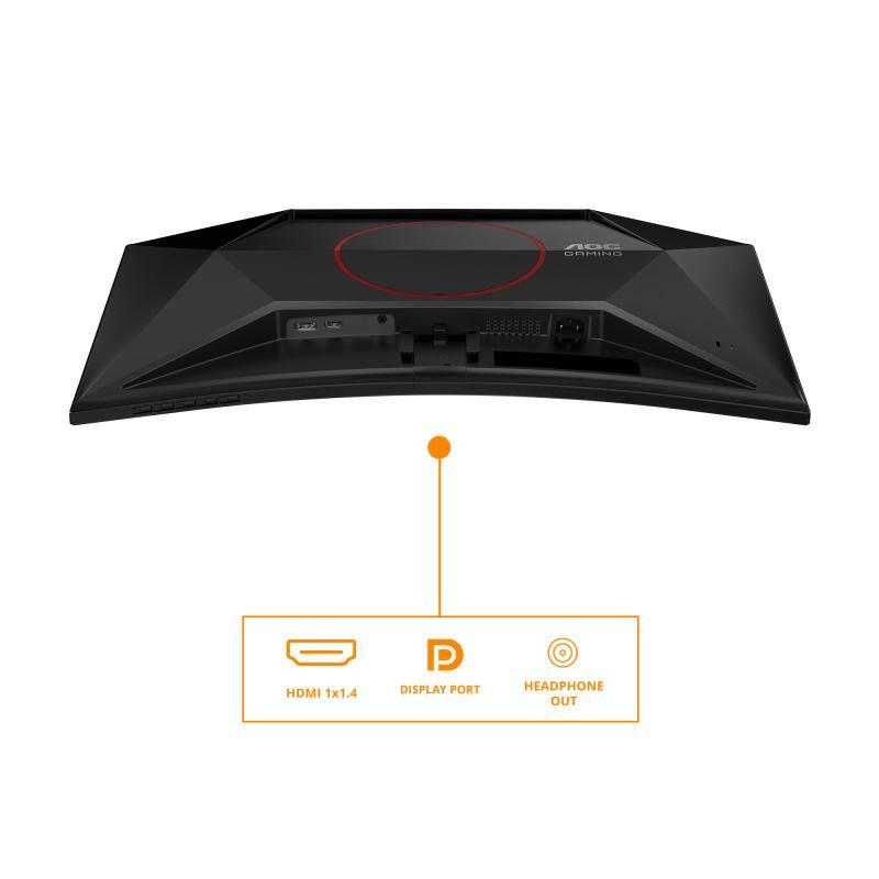 AOC G4 27" IPS FHD 180Hz écran plat de PC 68,6 cm (27") 1920 x 1080 pixels Full HD LCD Noir, Rouge · Moniteur · Informat S... (image 3)