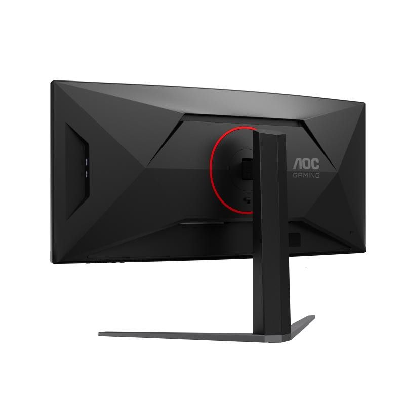AOC G4 34'' CU34G4CA écran plat de PC 86,4 cm (34") 3440 x 1440 pixels Noir, Rouge · Moniteur · Informat Systems Strasbourg (image 15)