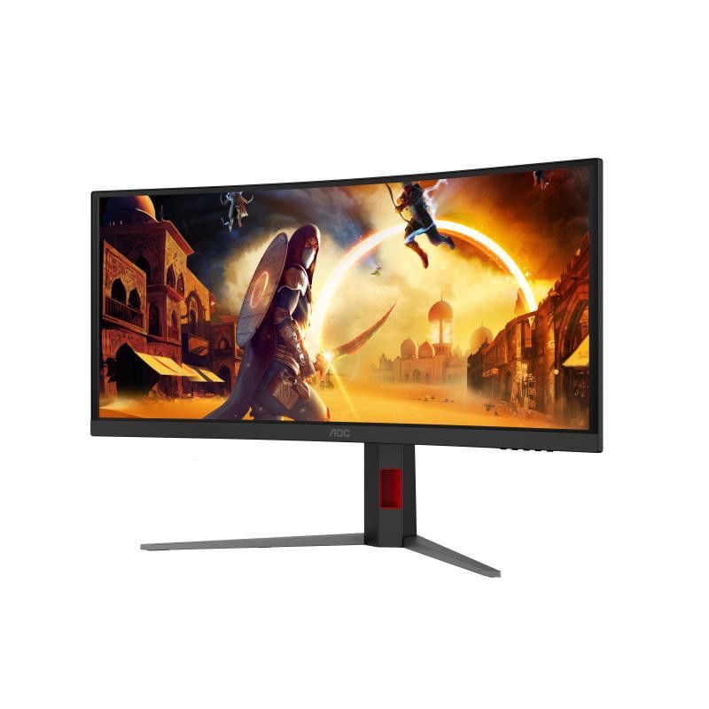 AOC G4 34'' CU34G4CA écran plat de PC 86,4 cm (34") 3440 x 1440 pixels Noir, Rouge · Moniteur · Informat Systems Strasbourg (image 8)
